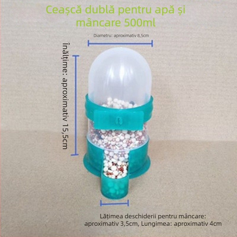 Hrănitor automat pentru porumbei, cutie de hrană antiîmprăștire pentru porumbei de curse