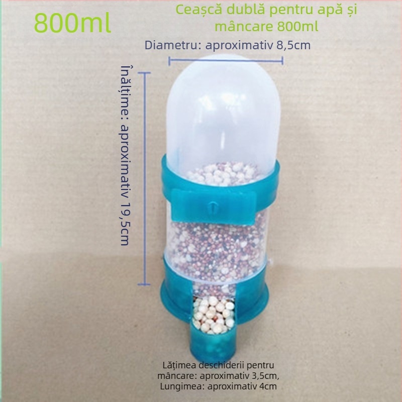 Hrănitor automat pentru porumbei, cutie de hrană antiîmprăștire pentru porumbei de curse