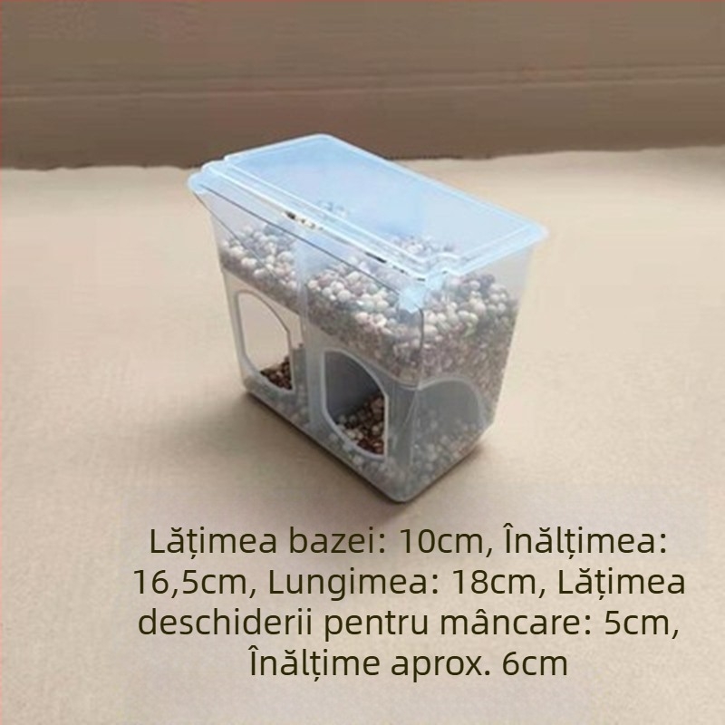 Hrănitor automat pentru porumbei, cutie de hrană antiîmprăștire pentru porumbei de curse