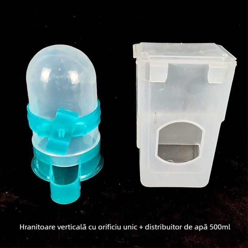 Hrănitor automat pentru porumbei, cutie de hrană antiîmprăștire pentru porumbei de curse