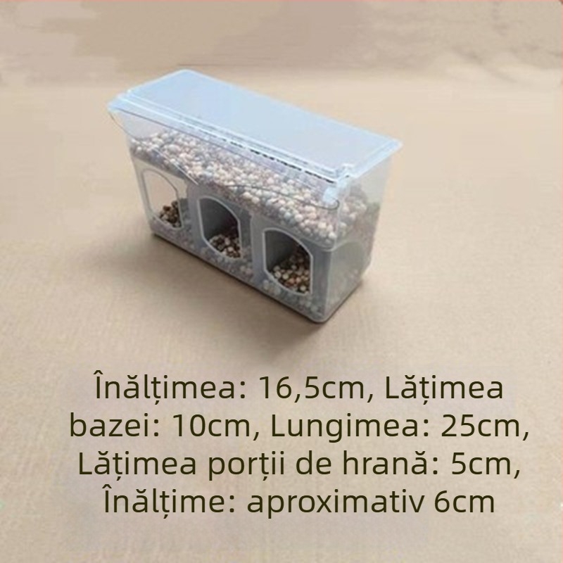 Hrănitor automat pentru porumbei, cutie de hrană antiîmprăștire pentru porumbei de curse