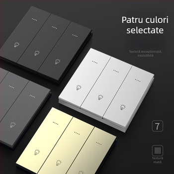 FRFOX întrerupător inteligent cu Bluetooth Mesh 2.0, control dual, 110-220V AC, 10A