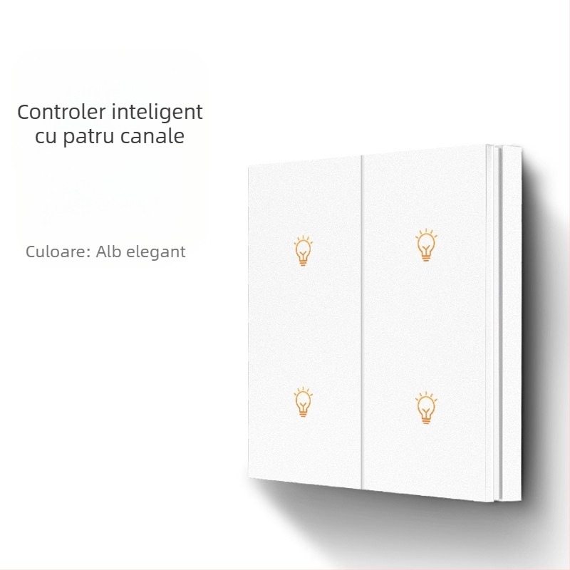 FRFOX întrerupător inteligent cu Bluetooth Mesh 2.0, control dual, 110-220V AC, 10A
