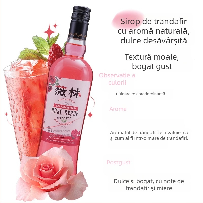 Lichior cu aromă de rodie, alcool redus, ambalaj sigilat, păstrare la temperatura ambientală