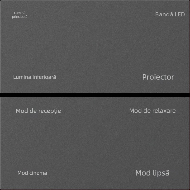 Panou întrerupător Zigbee inteligent cu control vocal offline, opt Taste pentru scene, control wireless prin telefon, 100–240V CA, 10A, 86×86 mm, panou PC