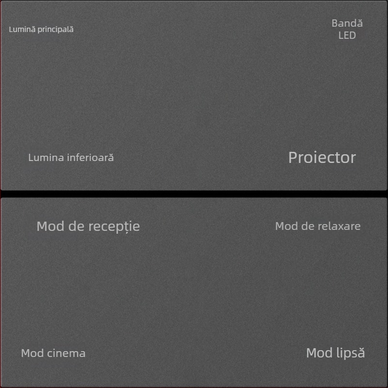 Panou întrerupător Zigbee inteligent cu control vocal offline, opt Taste pentru scene, control wireless prin telefon, 100–240V CA, 10A, 86×86 mm, panou PC