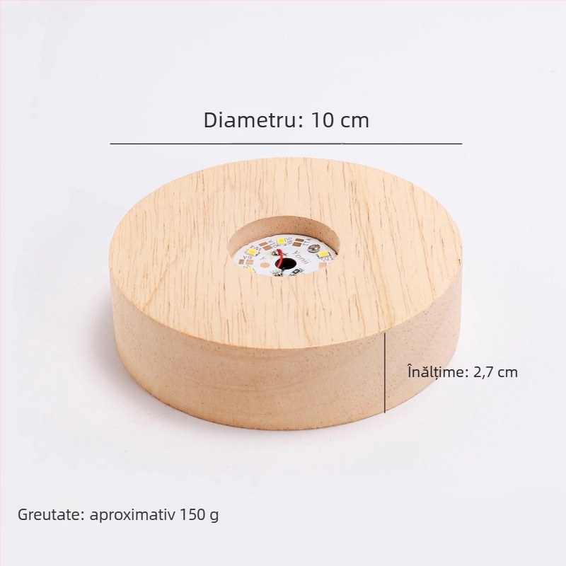 Suport pentru pahare din silicon luminos – formă circulară, model unic, stil modern minimalist, calitate premium, fără alimentare