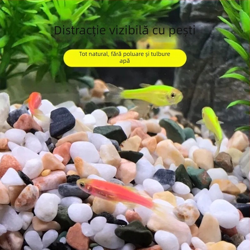Substrat din nisip de cuarț pentru acvarii — pietriș decorativ pentru decorarea acvarilor și terariilor