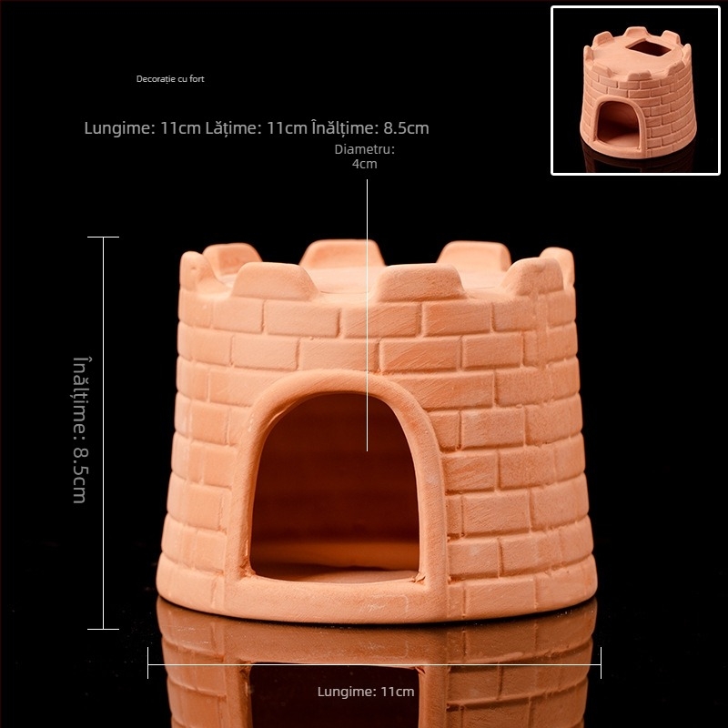 Vas ceramic pentru amenajare acvariu, casă de reproducere; material ceramic; categorie amenajare acvariu; funcție casă de reproducere; scop principal reproducerea peștilor