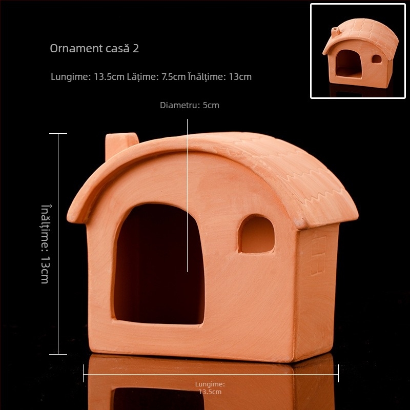 Vas ceramic pentru amenajare acvariu, casă de reproducere; material ceramic; categorie amenajare acvariu; funcție casă de reproducere; scop principal reproducerea peștilor