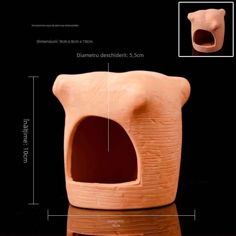 Vas ceramic pentru amenajare acvariu, casă de reproducere; material ceramic; categorie amenajare acvariu; funcție casă de reproducere; scop principal reproducerea peștilor