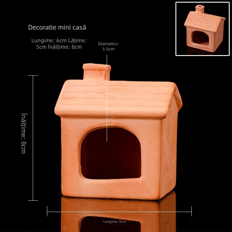 Vas ceramic pentru amenajare acvariu, casă de reproducere; material ceramic; categorie amenajare acvariu; funcție casă de reproducere; scop principal reproducerea peștilor