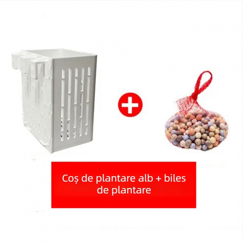 Cadru fix pentru plante hidroponice în acvariu, coș de plantare, căni pentru plante acvatice și accesorii de amenajare a peisajului acvaristic