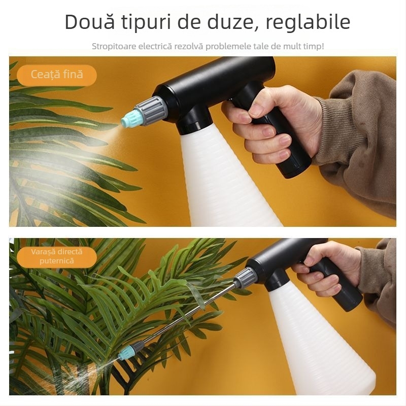 Pulverizator electric pentru grădină din PVC – cană de udare / sticluță de pulverizare / irigator, model FH8564832323