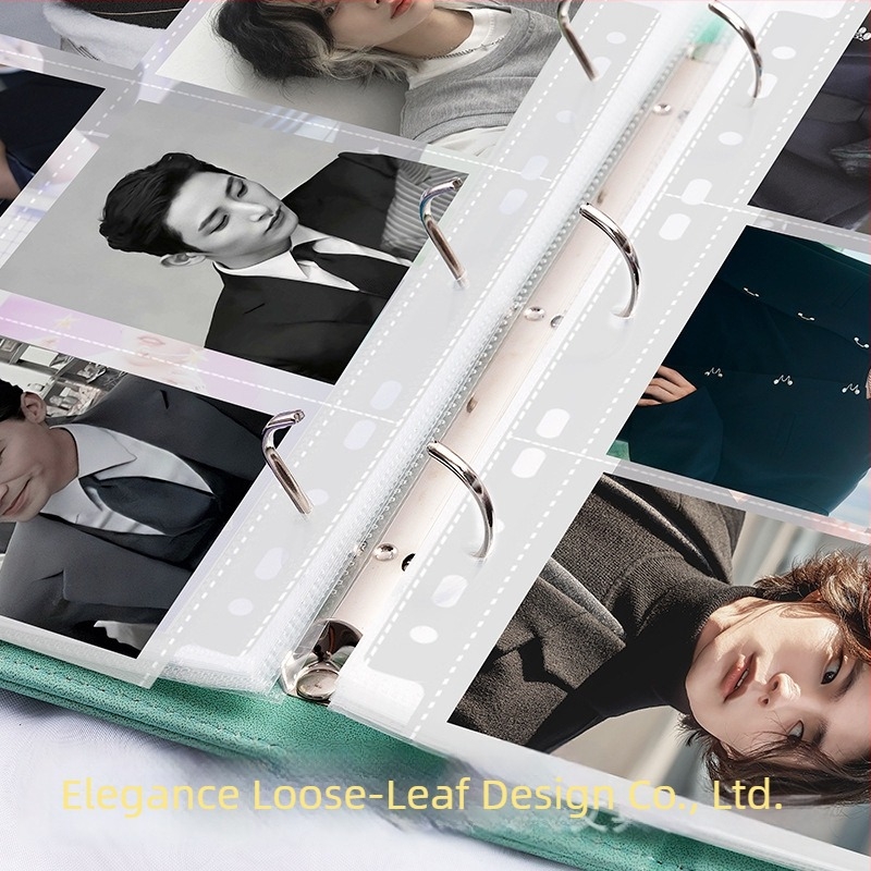 Paginile interioare pentru album foto cu buzunare transparente PP, înlocuire, compatibile cu găuri 4 și 6, 10 sau 25 de foi