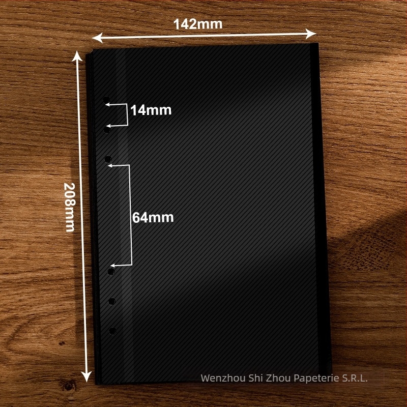 Paginile interioare pentru album foto cu buzunare transparente PP, înlocuire, compatibile cu găuri 4 și 6, 10 sau 25 de foi