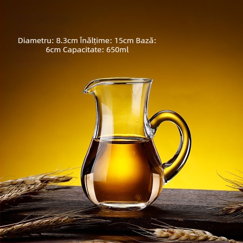 Decantor din cristal pentru vin, stil european, capacitate 1000 ml sau mai mult, design modern minimalist