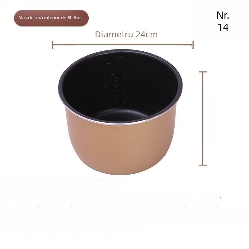 Caserolă Joyoung compatibilă – vas interior cu fund din compozit multistrat, capacitate 1 L, compatibil cu aragazul pe gaz, rezistență la temperaturi înalte, modelul 007