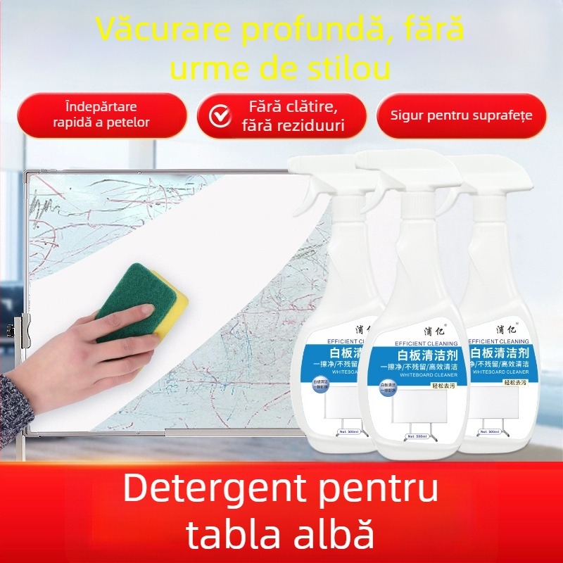 Pu yi Curățător pentru tablă albă - 500 ml, detergent universal pentru curățare profundă, 36 bucăți în cutie