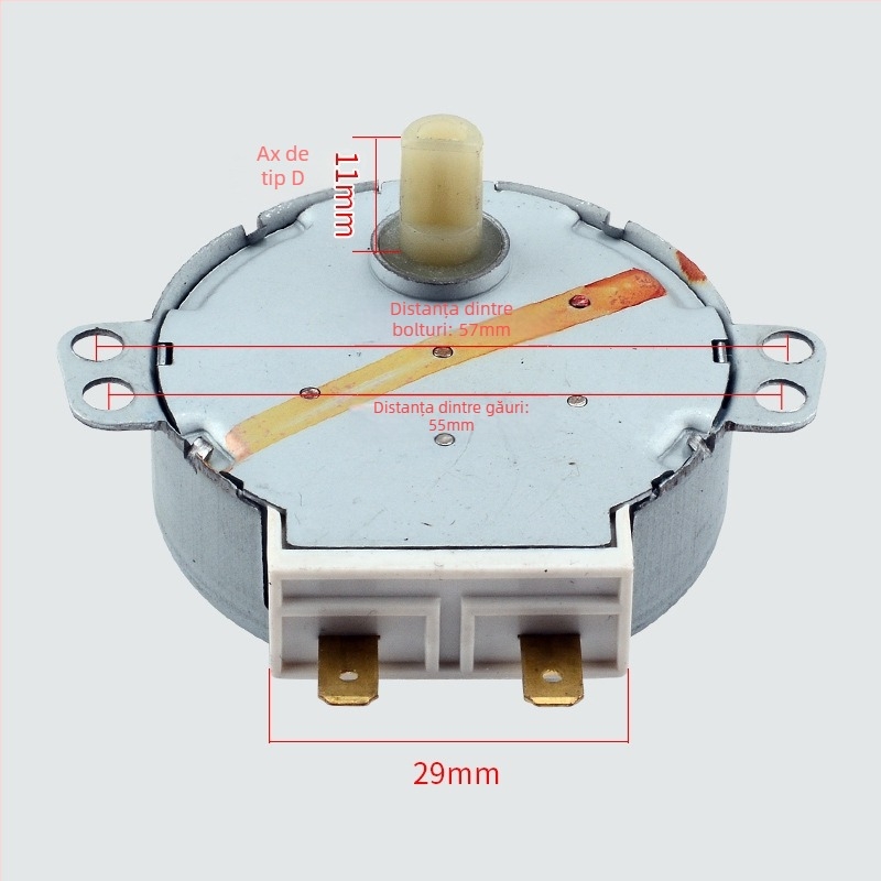 Motor de rotire al platoulului pentru cuptorul cu microunde 49TVZ-A2, 220-240V, 4W