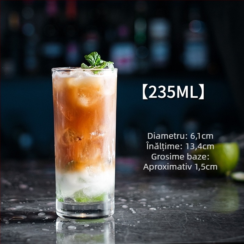 Pahar de cocktail Chu kewei, stil Nordic, din sticlă, imprimare logo