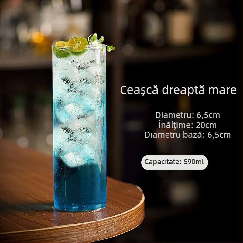Pahar de cocktail Chu kewei, stil Nordic, din sticlă, imprimare logo
