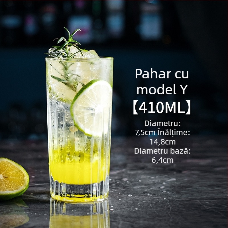 Pahar de cocktail Chu kewei, stil Nordic, din sticlă, imprimare logo