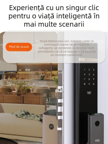 HiLink panou inteligent de întrerupătoare, patru canale, panou PC rezistent la temperaturi înalte, telecomandă wireless și control vocal pentru întreaga casă