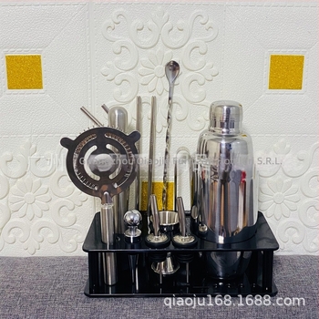 Set de unelte pentru barman Joey – 13 piese, material plastic, stil modern și simplu