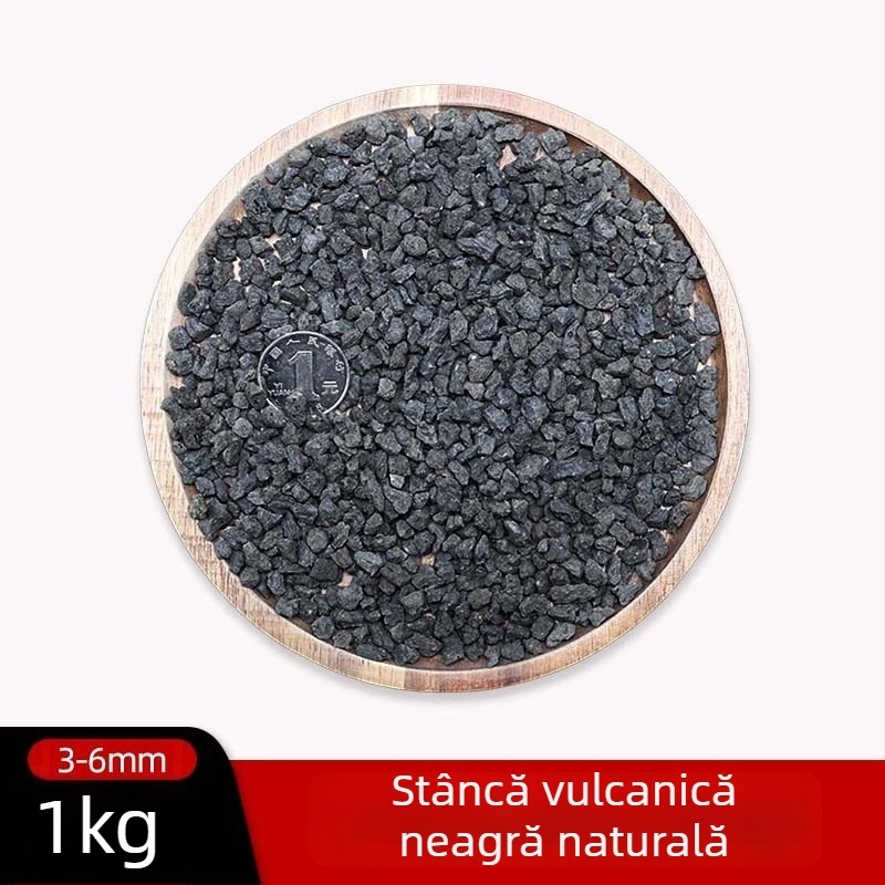 Substrat din piatră vulcanică pentru acvariu – granule naturale de piatră pentru decor