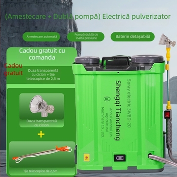 Pulverizator electric de amestecare pentru agricultură, presiune înaltă, pompă dublă, mare putere, pulverizator pentru pomi fructiferi