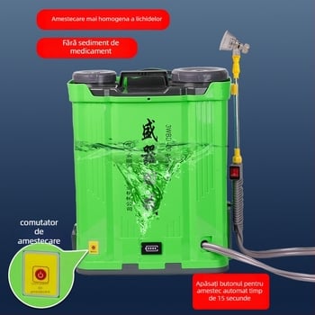 Pulverizator electric de amestecare pentru agricultură, presiune înaltă, pompă dublă, mare putere, pulverizator pentru pomi fructiferi