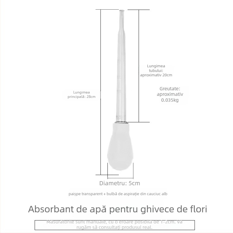 Spray din plastic pentru ghivece cu tavă de absorbție a apei și pompă de schimb a apei