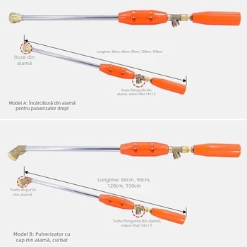 Spray electric pentru pomi fructiferi din oțel inoxidabil pentru grădinărit la domiciliu