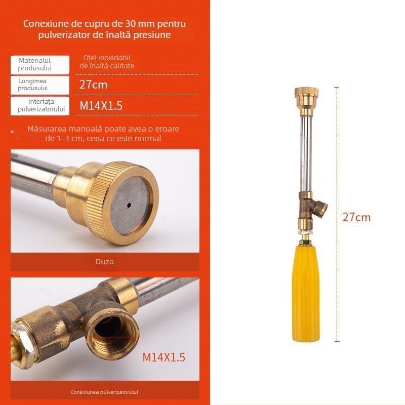 Spray electric pentru pomi fructiferi din oțel inoxidabil pentru grădinărit la domiciliu