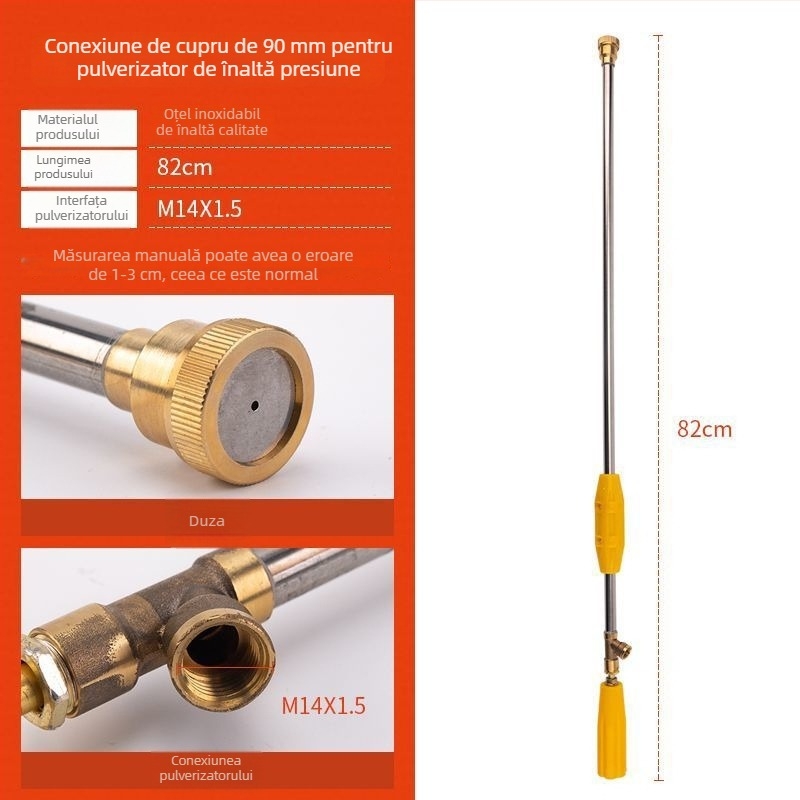 Spray electric pentru pomi fructiferi din oțel inoxidabil pentru grădinărit la domiciliu