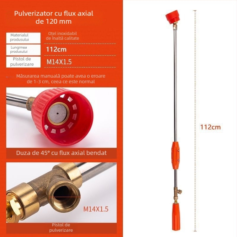 Spray electric pentru pomi fructiferi din oțel inoxidabil pentru grădinărit la domiciliu