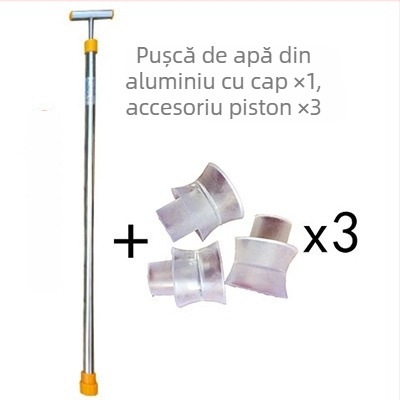 Spray de grădină manual, cu tijă telescopică lungă, din oțel inoxidabil