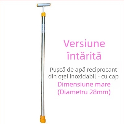 Spray de grădină manual, cu tijă telescopică lungă, din oțel inoxidabil
