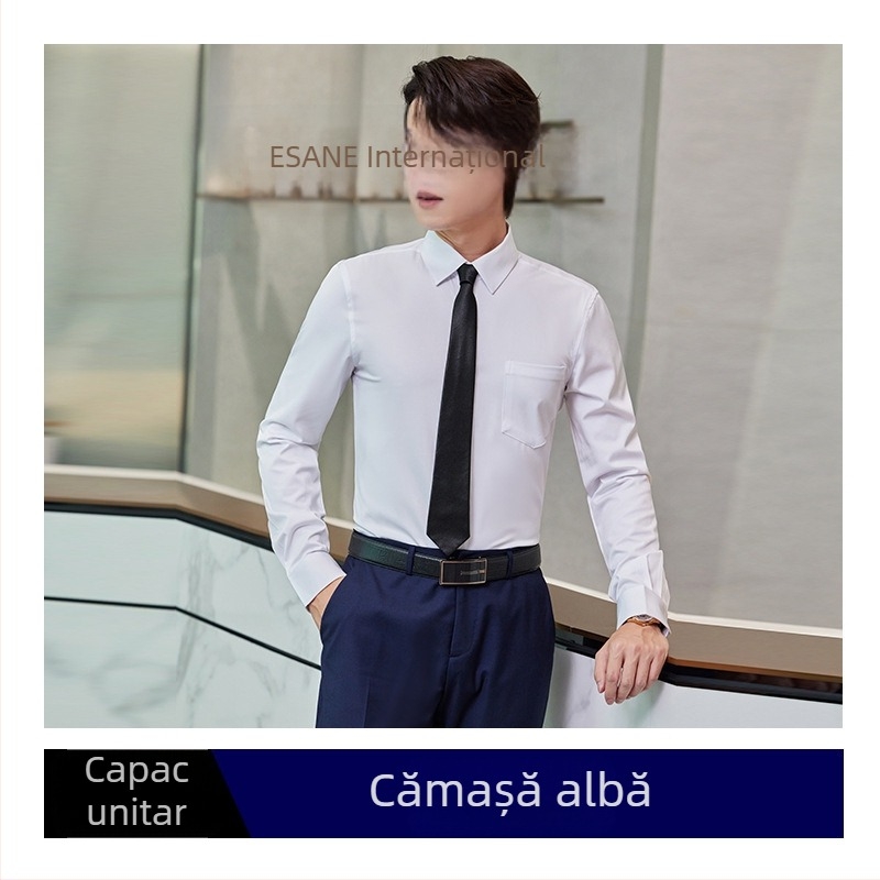 Vestă slim-fit cu decolteu în V, închidere cu nasturi pe un rând, amestec viscoză-poliester pentru muncă, toate sezoanele