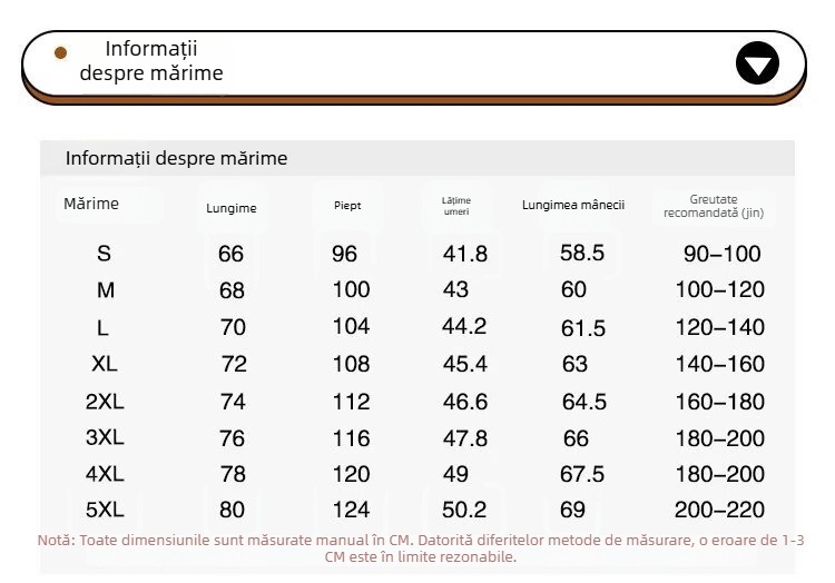 Sacou de bărbați lejer, cu rever, nasturi dublu-rând, 100% poliester