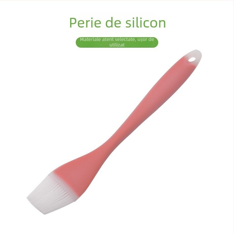 Perie pentru grătar cu peri de silicon și mâner din silicon, pachet de 40, stil modern simplu