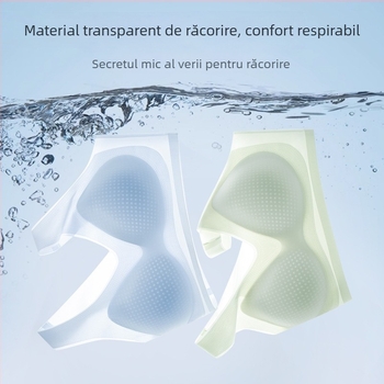 Sutien wireless fără armături, cu cupă integrată, ultra-subțire, respirabil