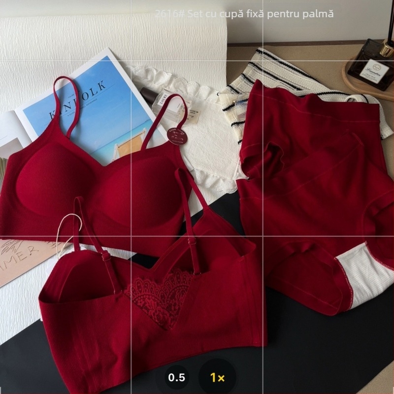 Top de sutien/tub, din bumbac periat, material principal: bumbac, cupă fixă, cupă cu formă medie