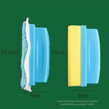 Radieră magnetică pentru tablă albă cu spate EVA, suprafață din flanel, compatibilă cu cretă dizolvabilă în apă, detașabilă și lavabilă