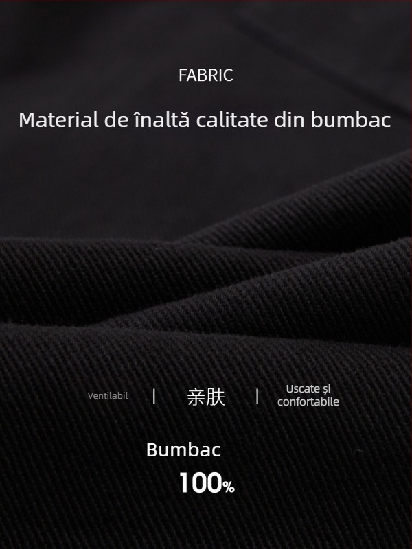 Pantaloni femei din denim drept, spălați, talie înaltă, 95% bumbac, toamnă 2024