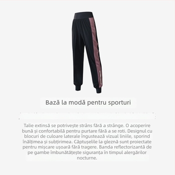 Pantaloni de yoga din tricot pentru femei, croială lejeră, talie înaltă, stil harém, pantaloni lungi pentru iarnă
