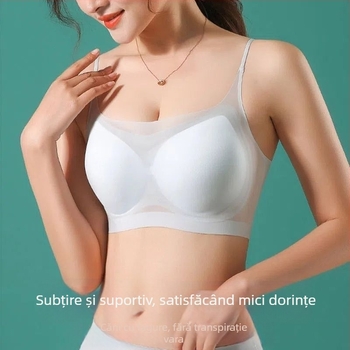 Sutien nylon fără bretele – Chest Wrap, cupe 3/4, cupe subțiri, design pentru spate neted