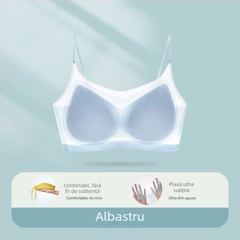 Sutien nylon fără bretele – Chest Wrap, cupe 3/4, cupe subțiri, design pentru spate neted