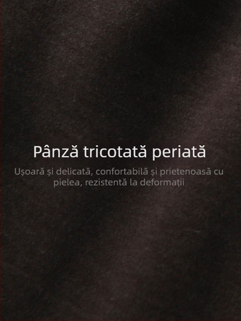 Pantaloni drepți eleganți cu talie elastică, țesătură din viscoză, conținut 30–50%, toamna 2024